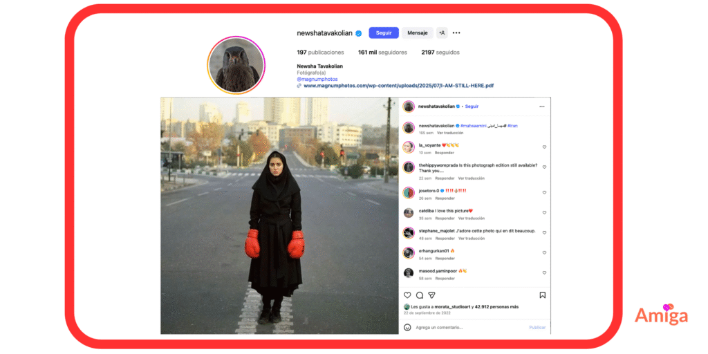 Newsha Tavakolian Rodrigo Mora Amiga Teherán Medellín